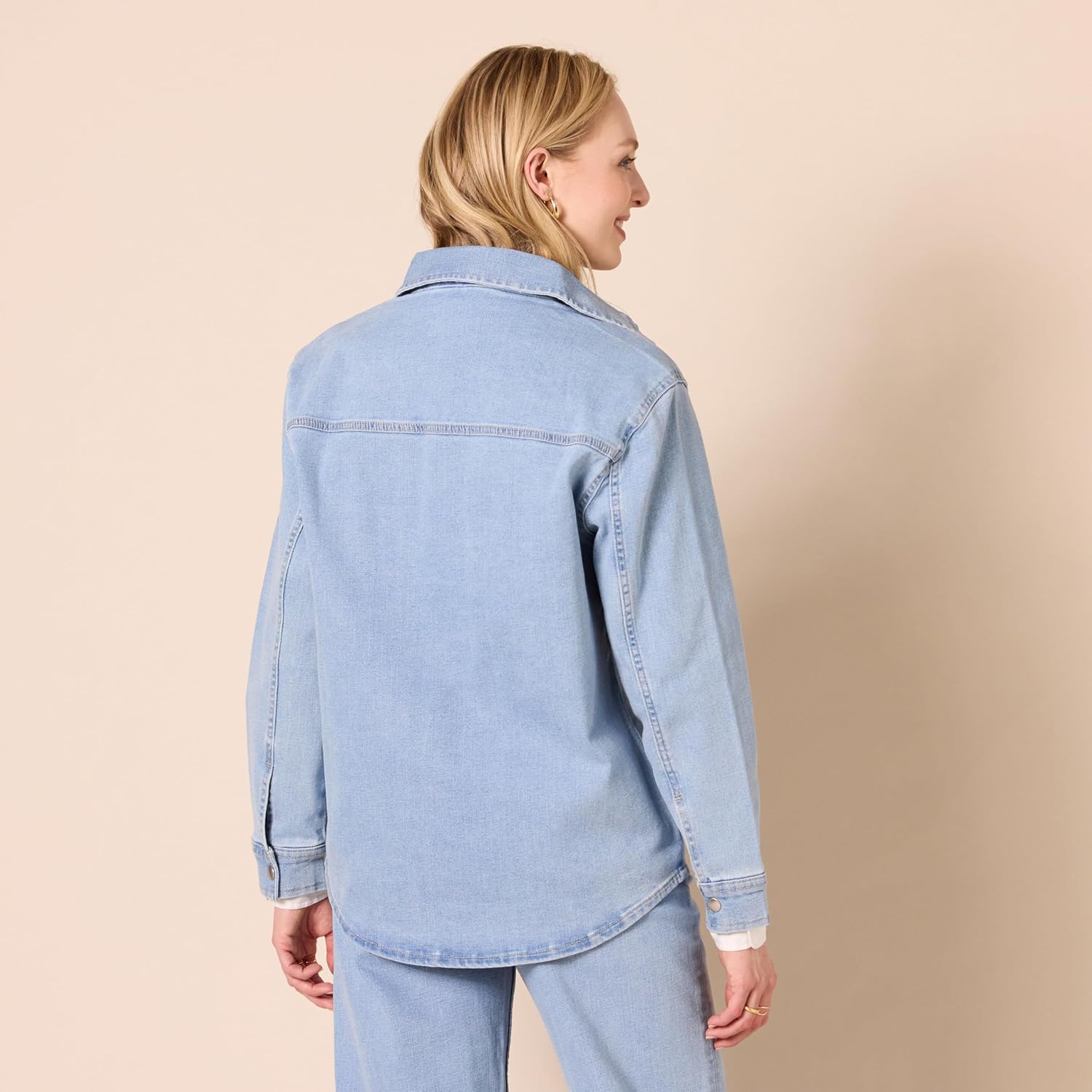 Thumbnail 1 de Amazon Essentials Veste Chemise en Jean Épais Oversize pour Femme