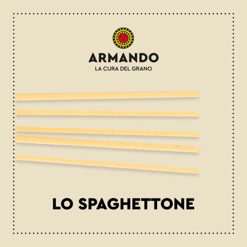 Detalle 2 de ARMANDO Spaghettone 20x500 g – Pasta di Semola di Grano Duro, filiera controllata