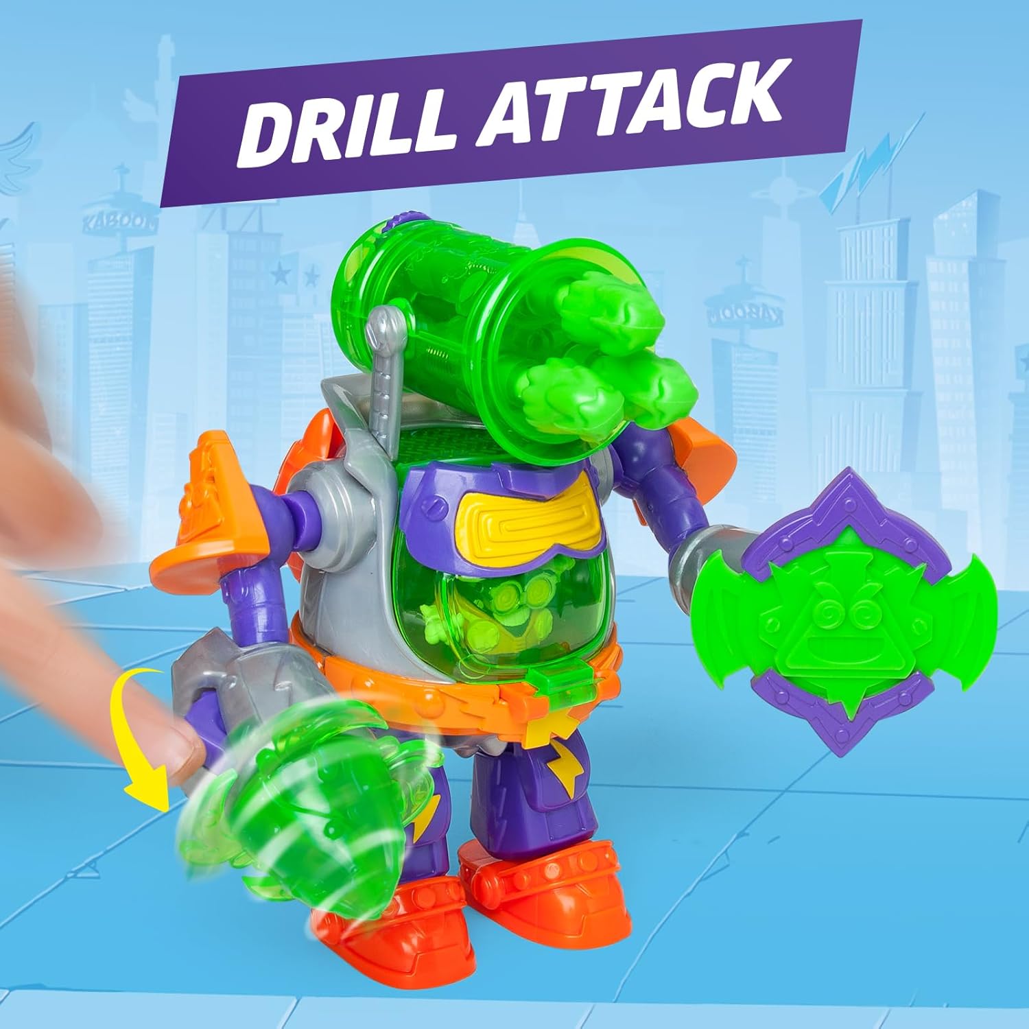 Thumbnail 6 de SUPERTHINGS Ultra Striker Professor K (Kazoom Power) con robot, Professor K esclusivo e 3 proiettili