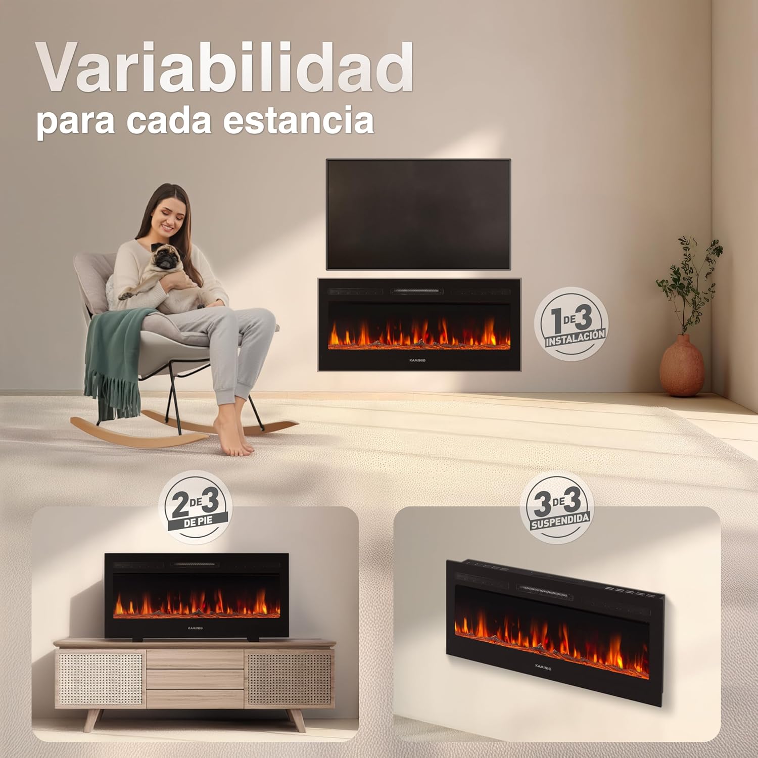 Thumbnail 1 de KAMINIO Marlon chimenea 42"