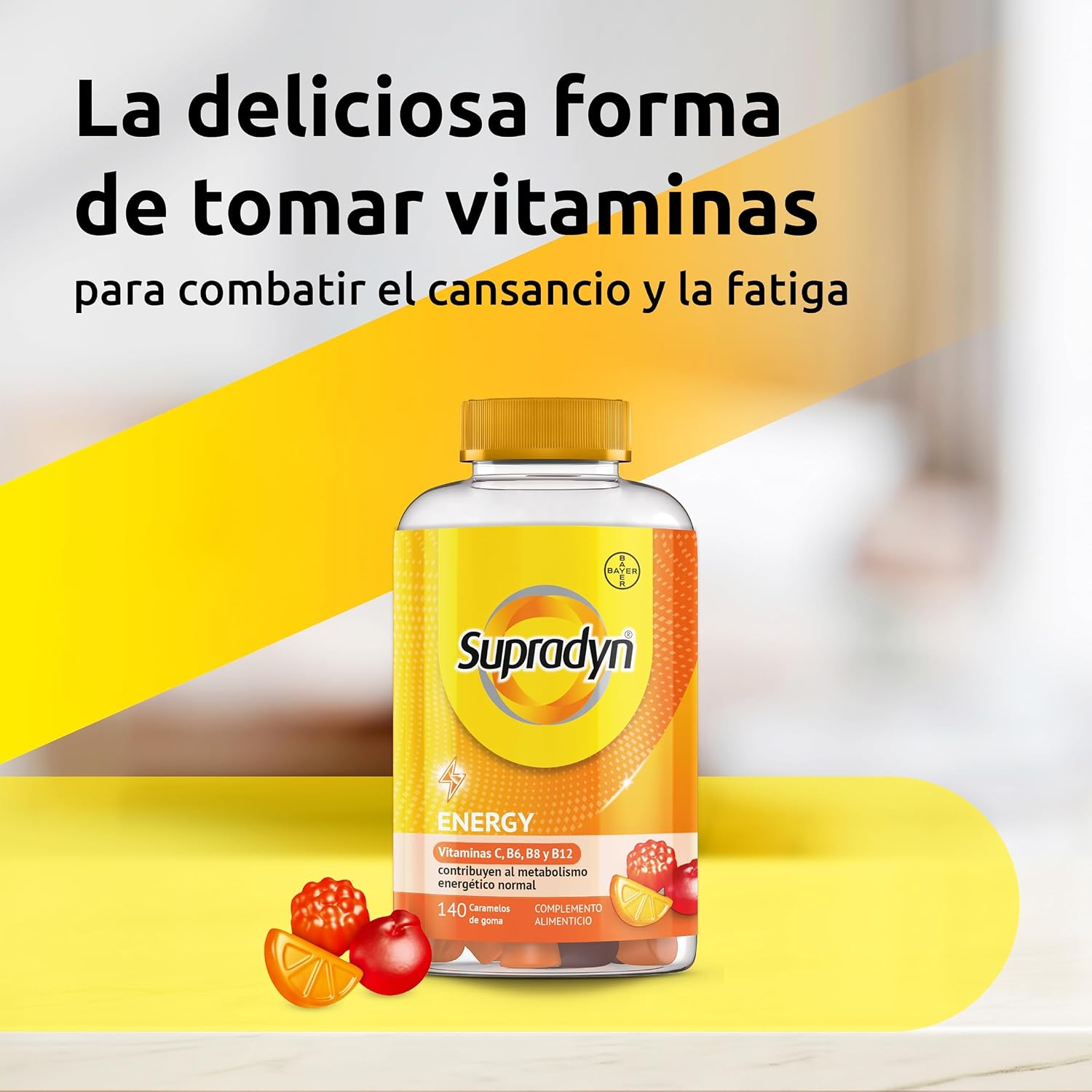 Detalle 2 de Supradyn Energy Gummies 140 unidades multivitamínico