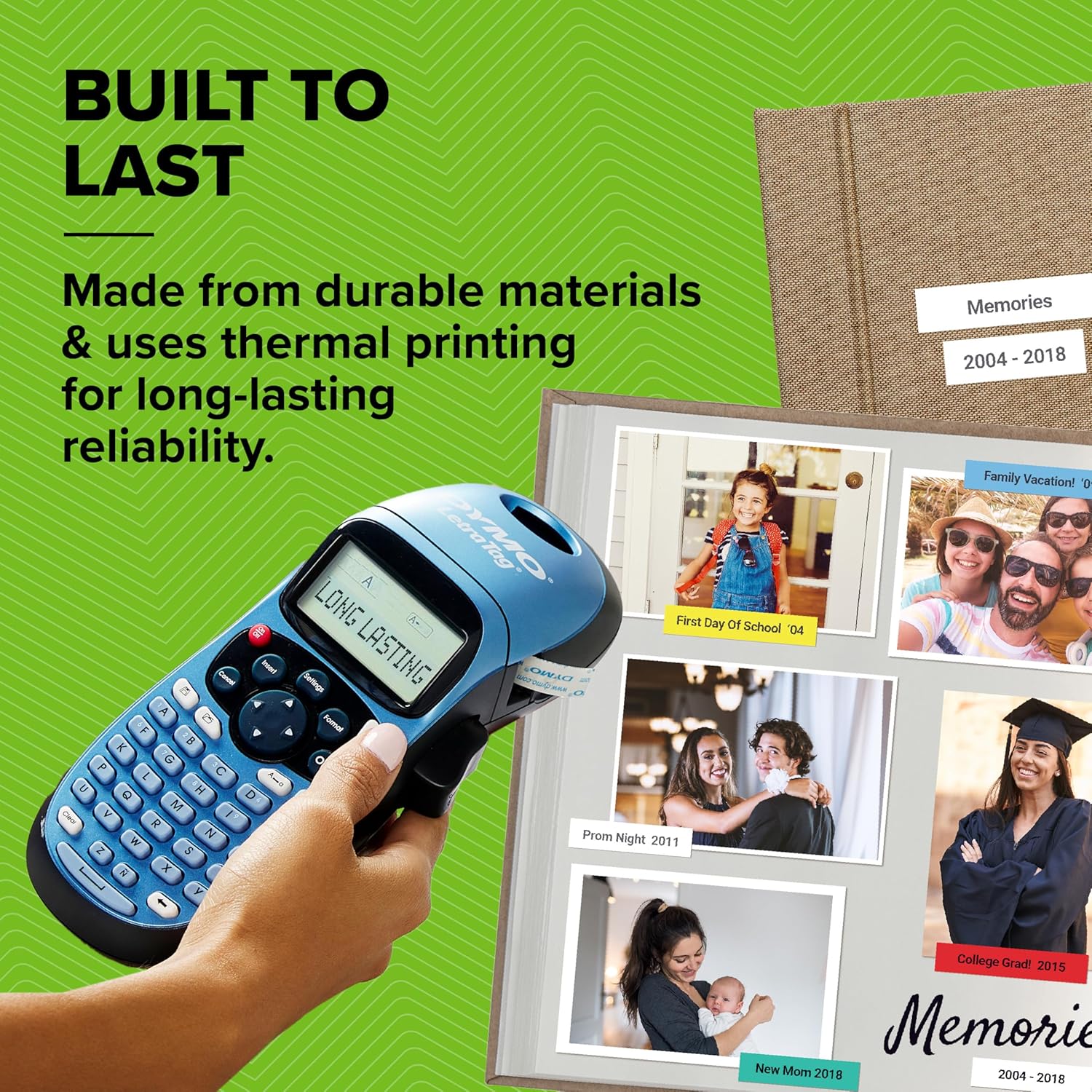 Detalle de Dymo LetraTag LT-100H Starter Kit: Handheld Label Printer for Home and Office