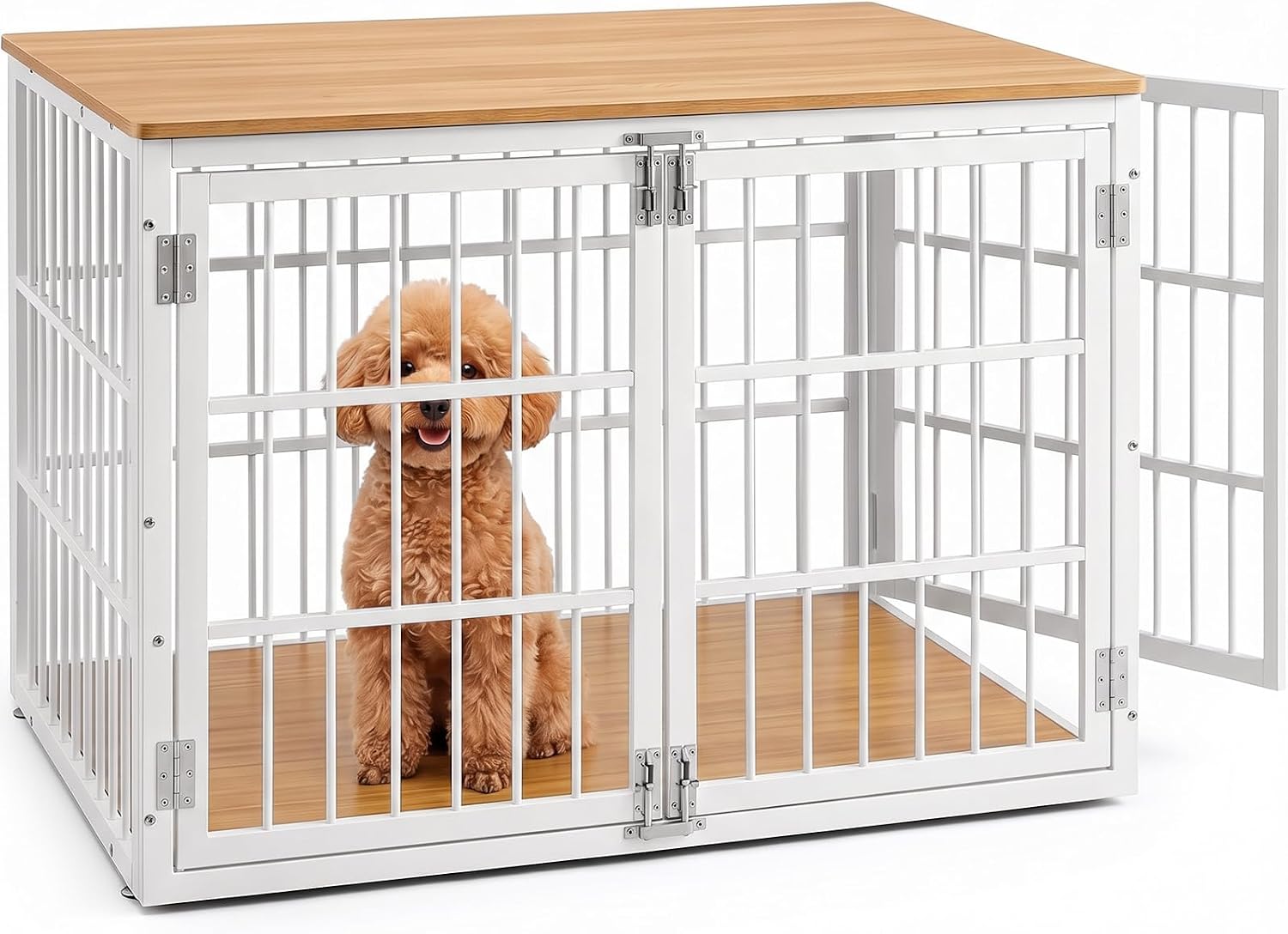 Detalle de DUMOS Dog Crate Furniture 38-Inch