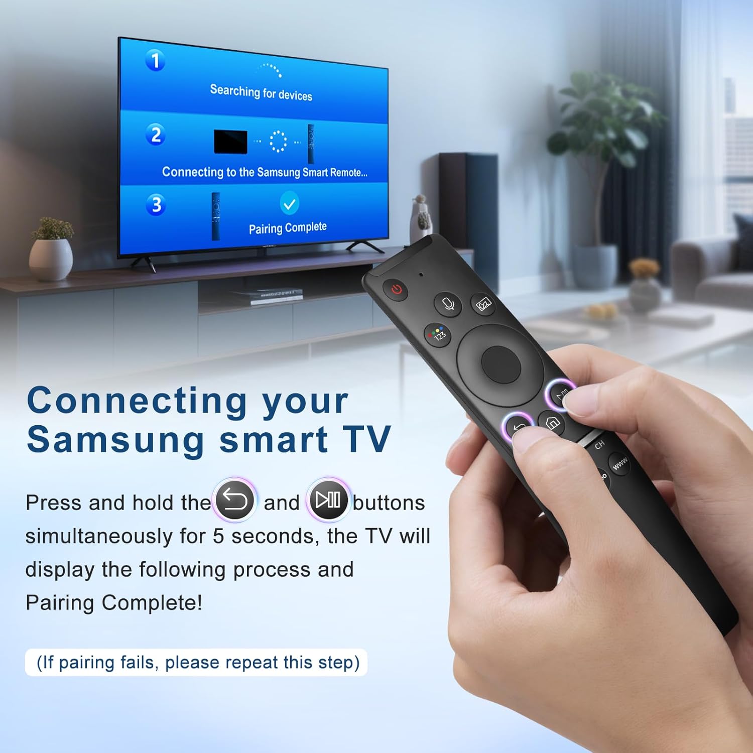 Thumbnail 3 de YOSUN Vocale Telecomando per Samsung TV – compatibile con Samsung Voice TV Originale