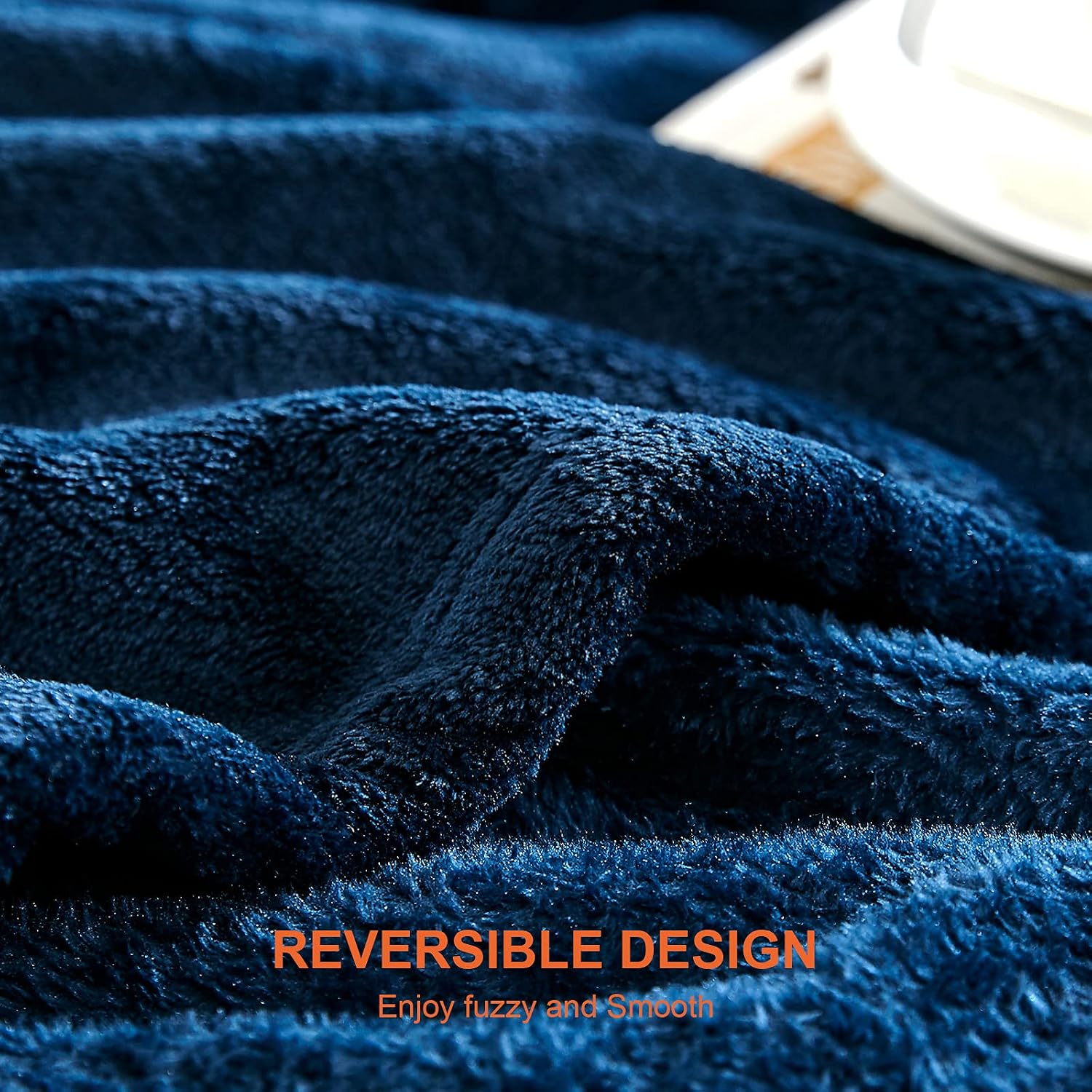 Thumbnail 3 de EHEYCIGA fleece blanket 150x200cm navy