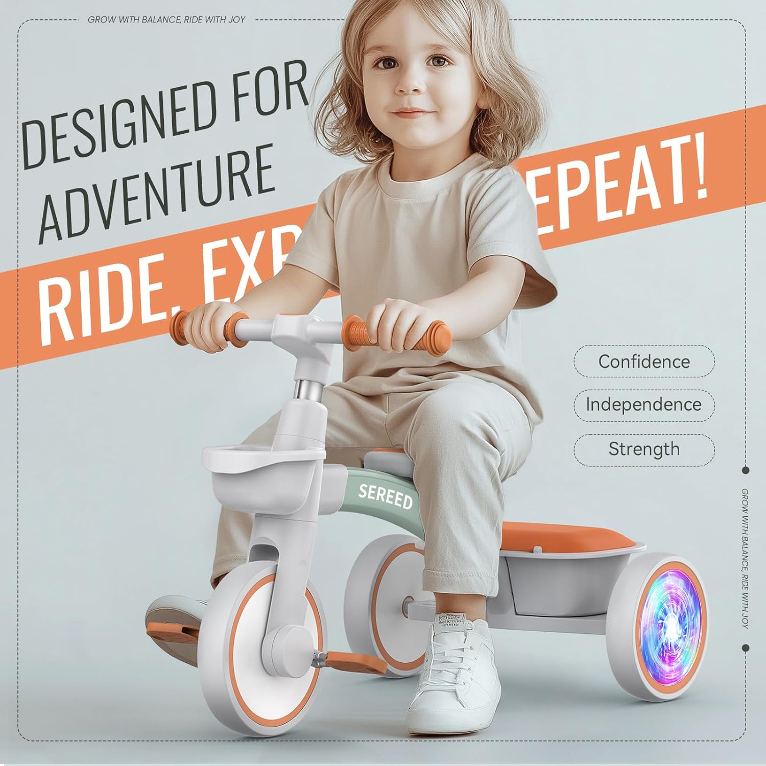 Thumbnail 1 de SEREED Toddler Tricycle for Ages 2–5
