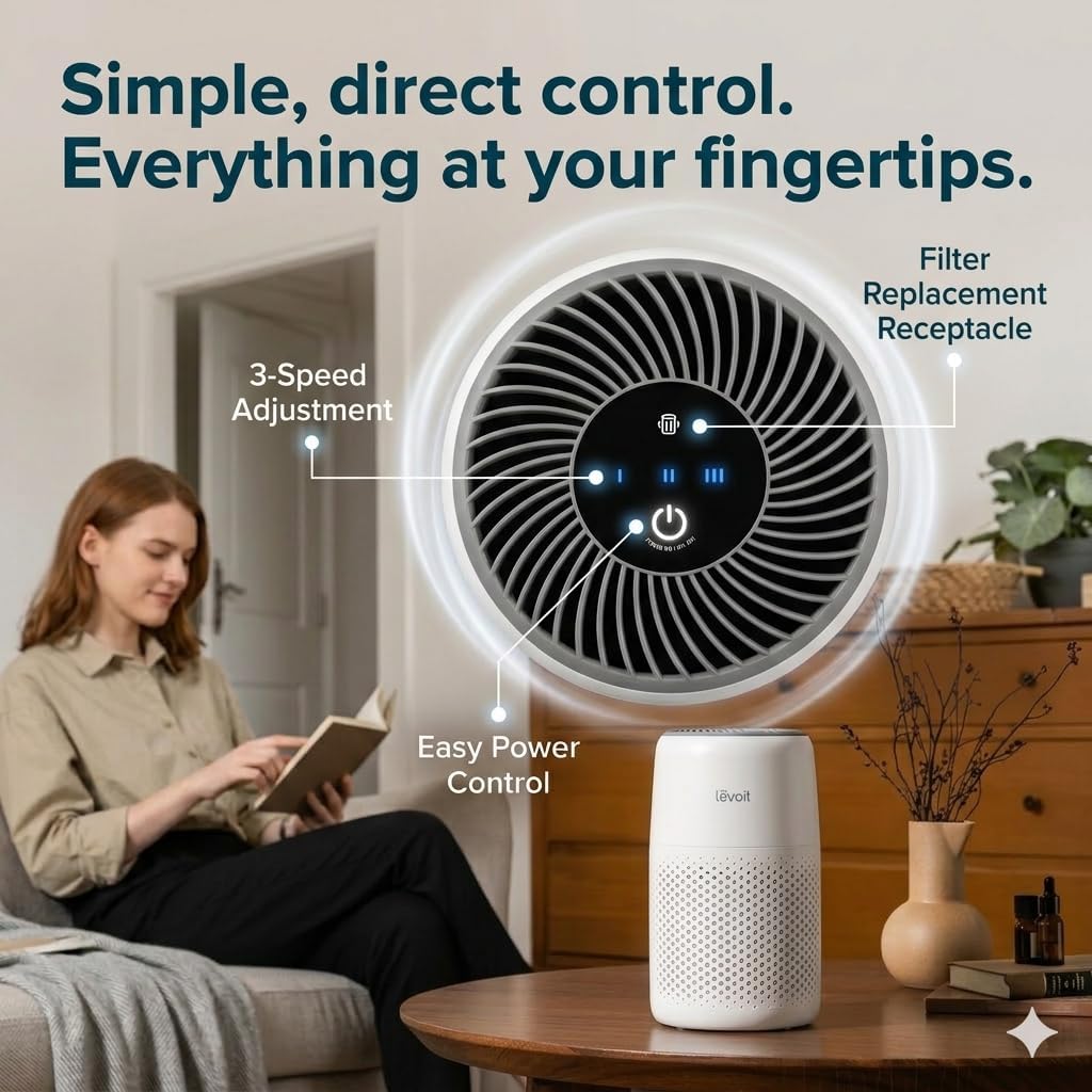 Thumbnail 5 de LEVOIT Core Mini air purifier for bedroom