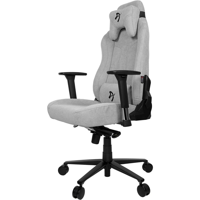 Detalle 2 de Arozzi Vernazza Soft Silla Gaming Gris: comodidad silenciosa y diseño equilibrado