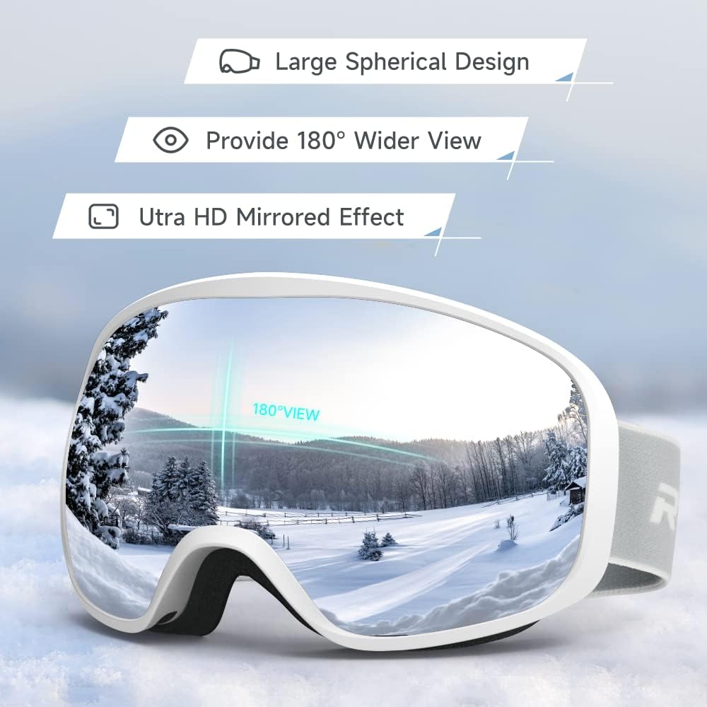 Detalle de RIOROO Ski Goggles 100% UV