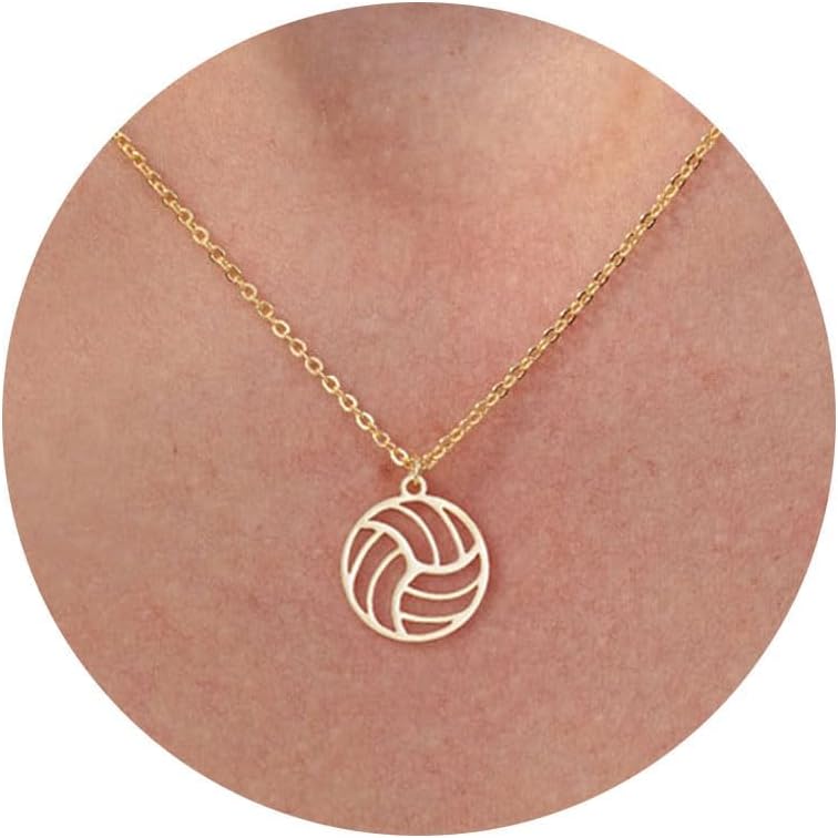 Detalle de HANLI 14K Gold Plated Necklace for Women – Dainty Pendant with 16.5" + 2" Extender
