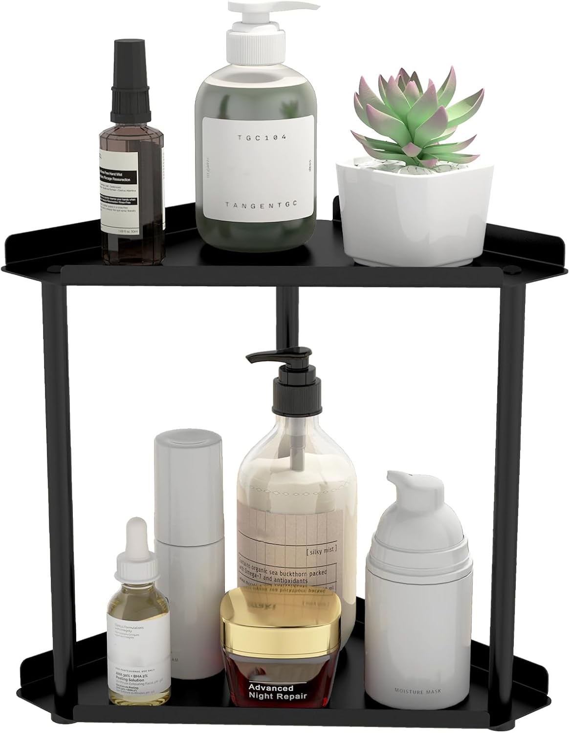 Detalle de Jesginboo 2-Tier Vanity Counter Organizer