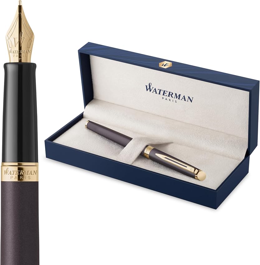 Thumbnail 6 de Waterman Hémisphère Gris Piedra ✒️ Pluma de Lujo en Estuche