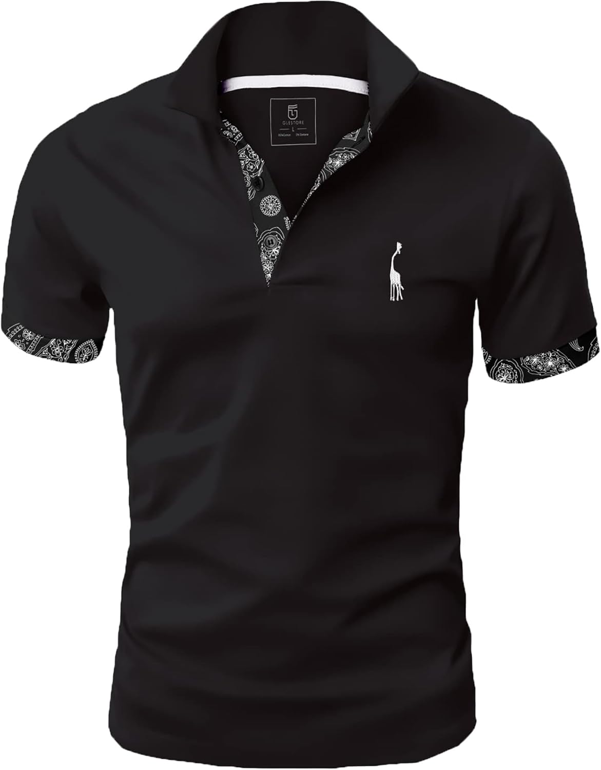 Thumbnail 6 de GLESTORE Poloshirt Herren – Kurzarm Polo mit Hemm-Slit, Baumwolle-Elastan, vielseitig einsetzbar