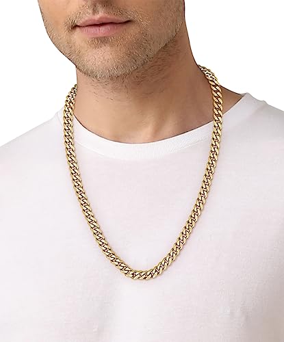 Detalle de BOSS Jewelry Men's CHAIN FOR HIM Collection Chain Necklace in Yellow Gold - 1580402