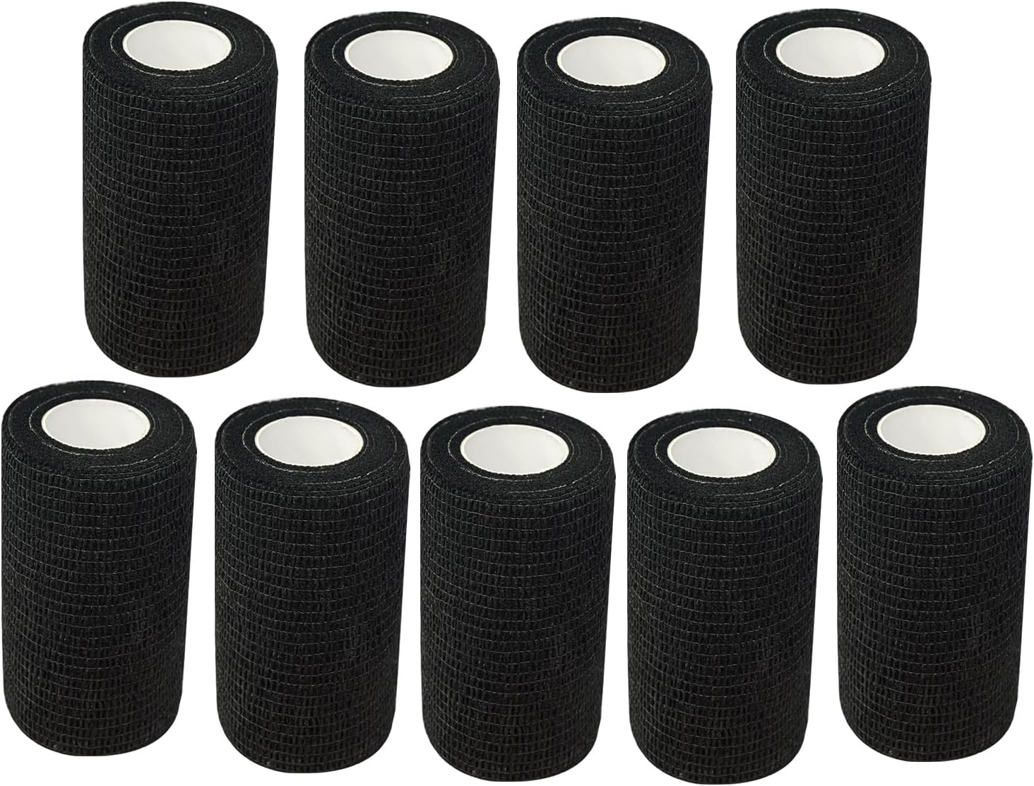 ANAMPION Selbstklebender Verband 9 Rollen, 7,5 cm × 4,5 m – Non-Woven, Selbsthaftend, für Mensch und Tier