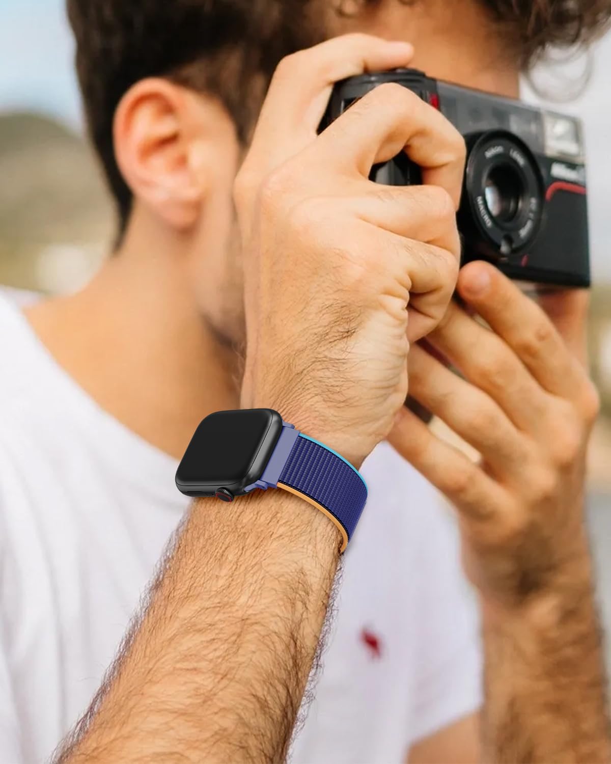 Thumbnail 3 de Yoohoo 2 Pack Nylon Sport Loop for Apple Watch: Soft, breathable comfort for 38–49mm wrists