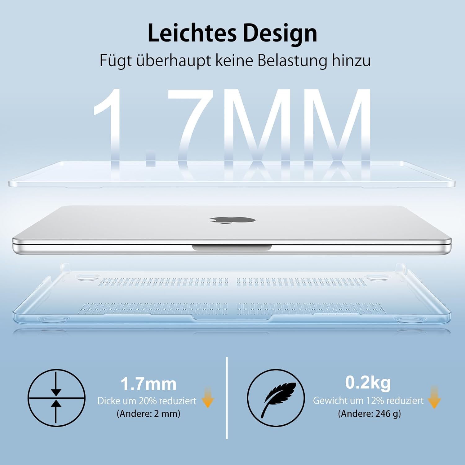 Thumbnail 3 de MacBook Air Ultradünne Hülle 13,6 Zoll