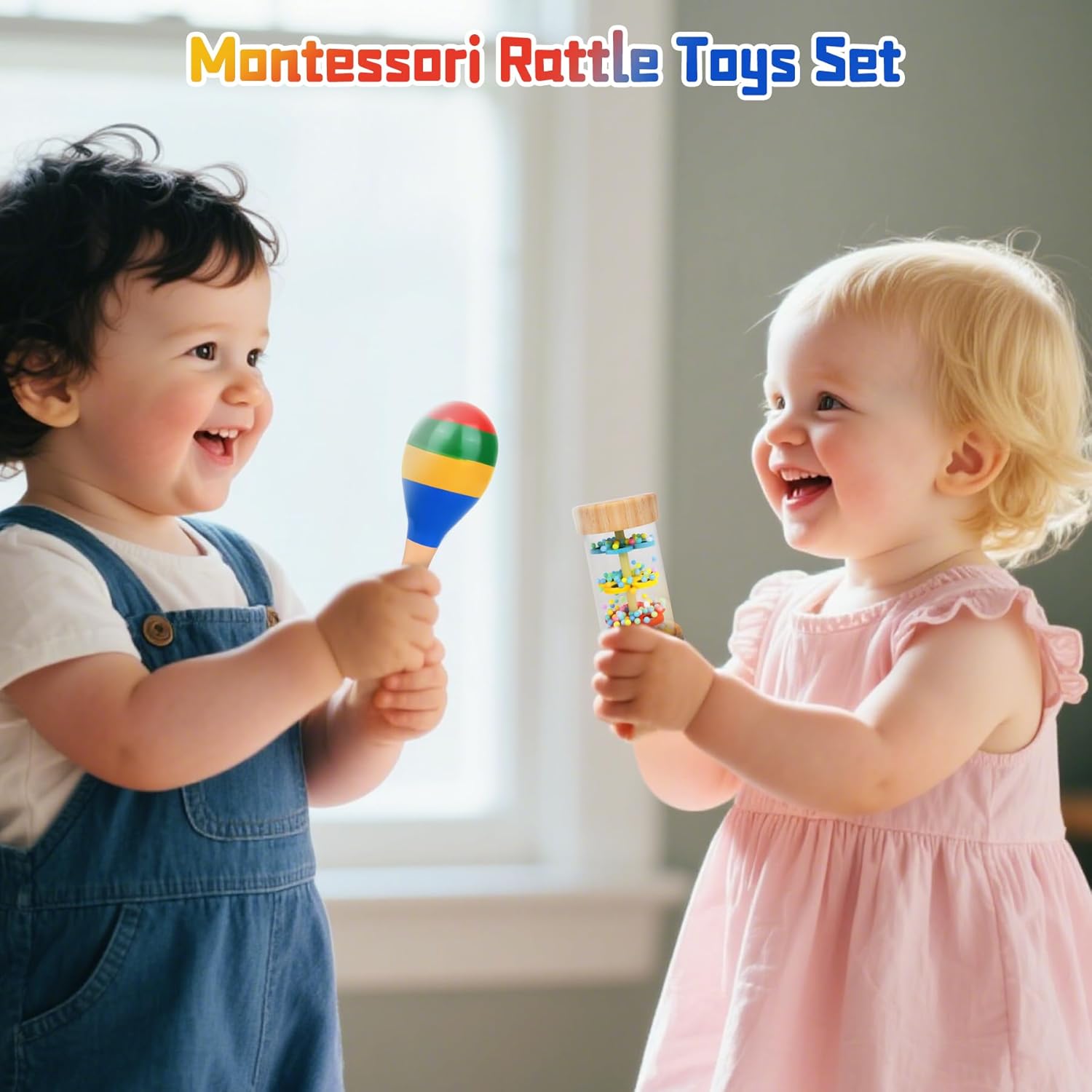 Thumbnail 3 de Baby wooden musical toys set of 5