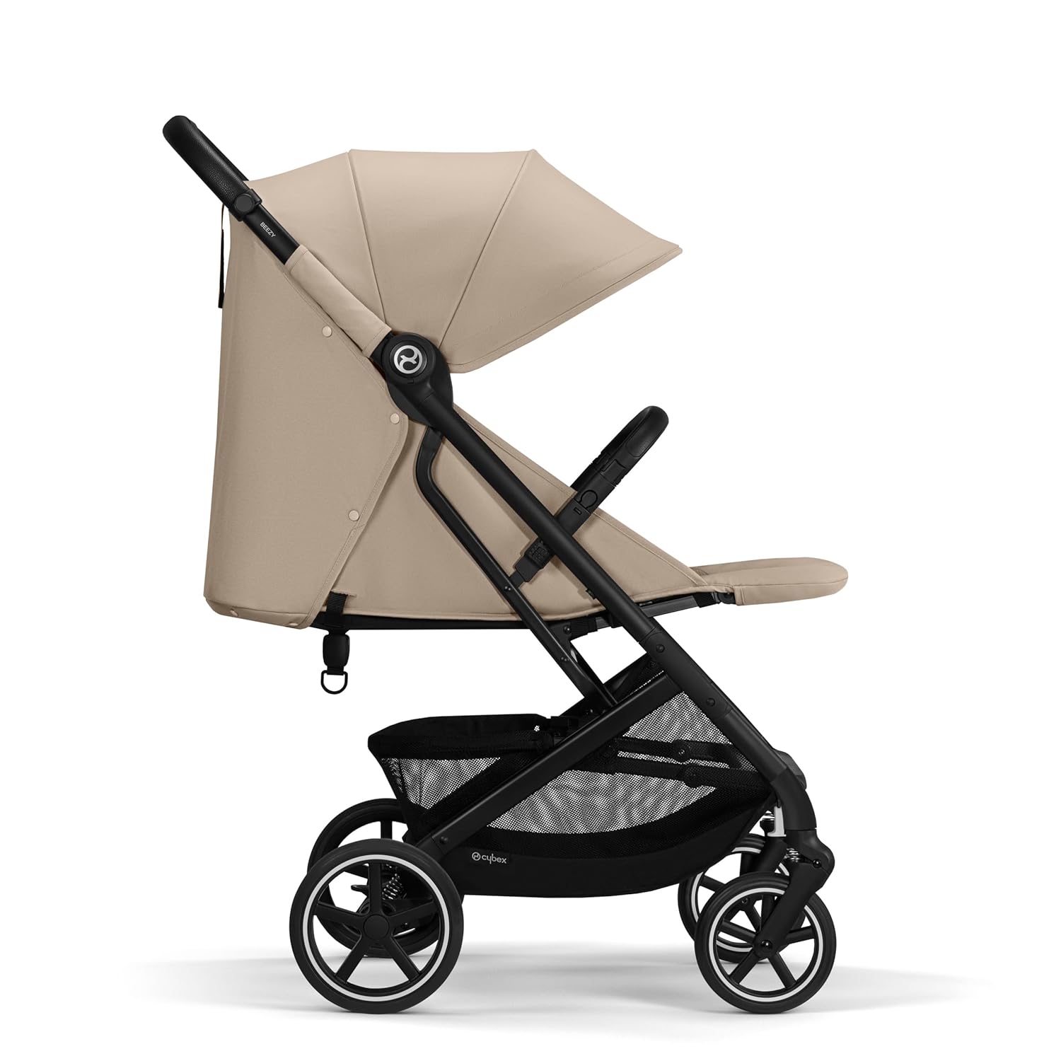 Detalle de Cybex Gold Beezy Kinderwagen – kompakt, ergonomisch und kompatibel ab Geburt (Almond Beige, 8,5 kg)