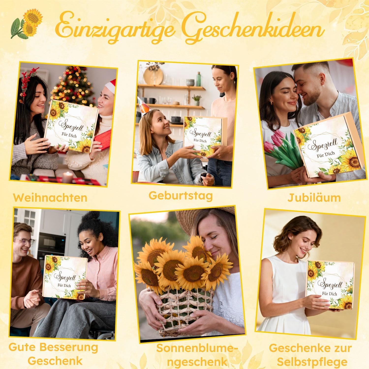 Thumbnail 5 de Giftota Sonnenblumen Geschenkset 11-tlg