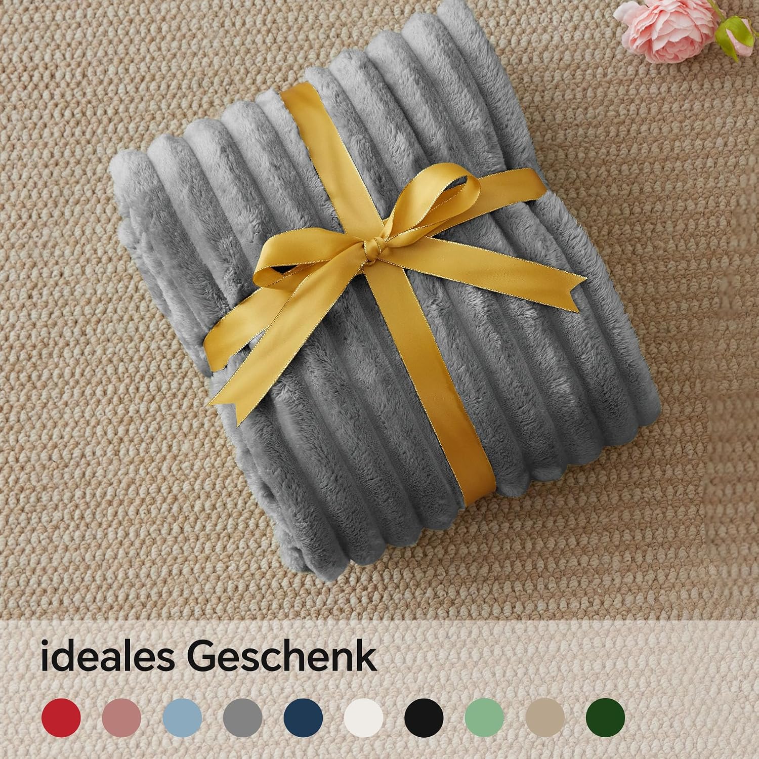Thumbnail 5 de BEDELITE Kuscheldecke 150×200 Flauschige Decke für Couch 🛋