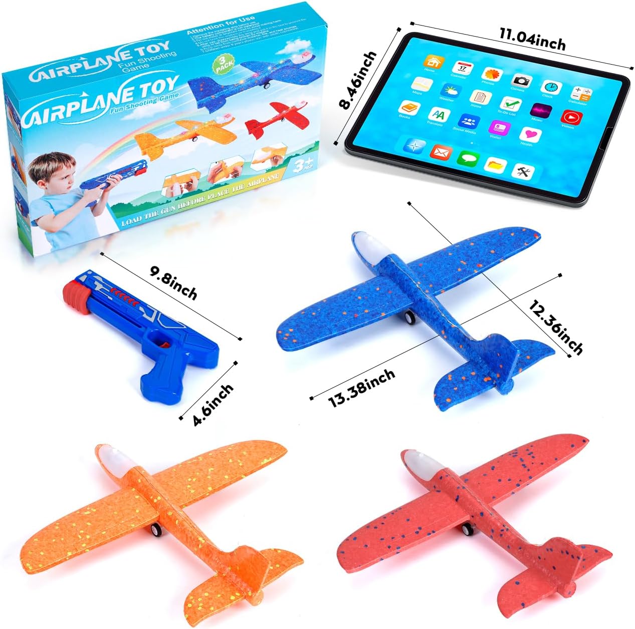 Thumbnail 5 de Winstico Airplane Launcher Toy with 3 Gliders
