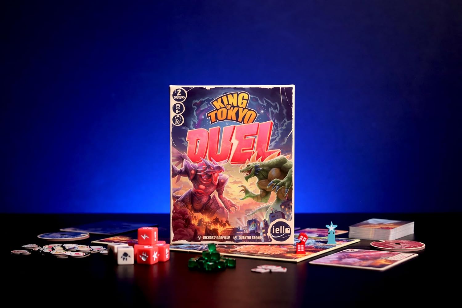 Thumbnail 1 de IELLO King of Tokyo : Duel (Version Française) — Jeu de société à 2 joueurs, tactique aux dés