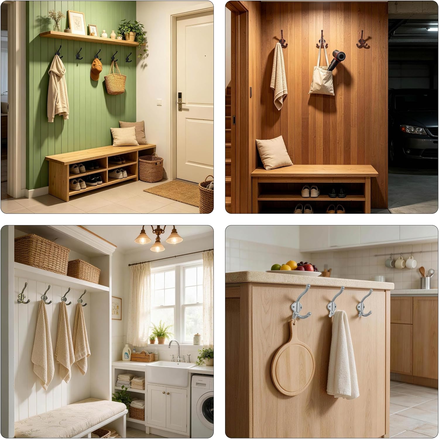 Thumbnail 6 de Dseap Cast Iron Wall Hooks