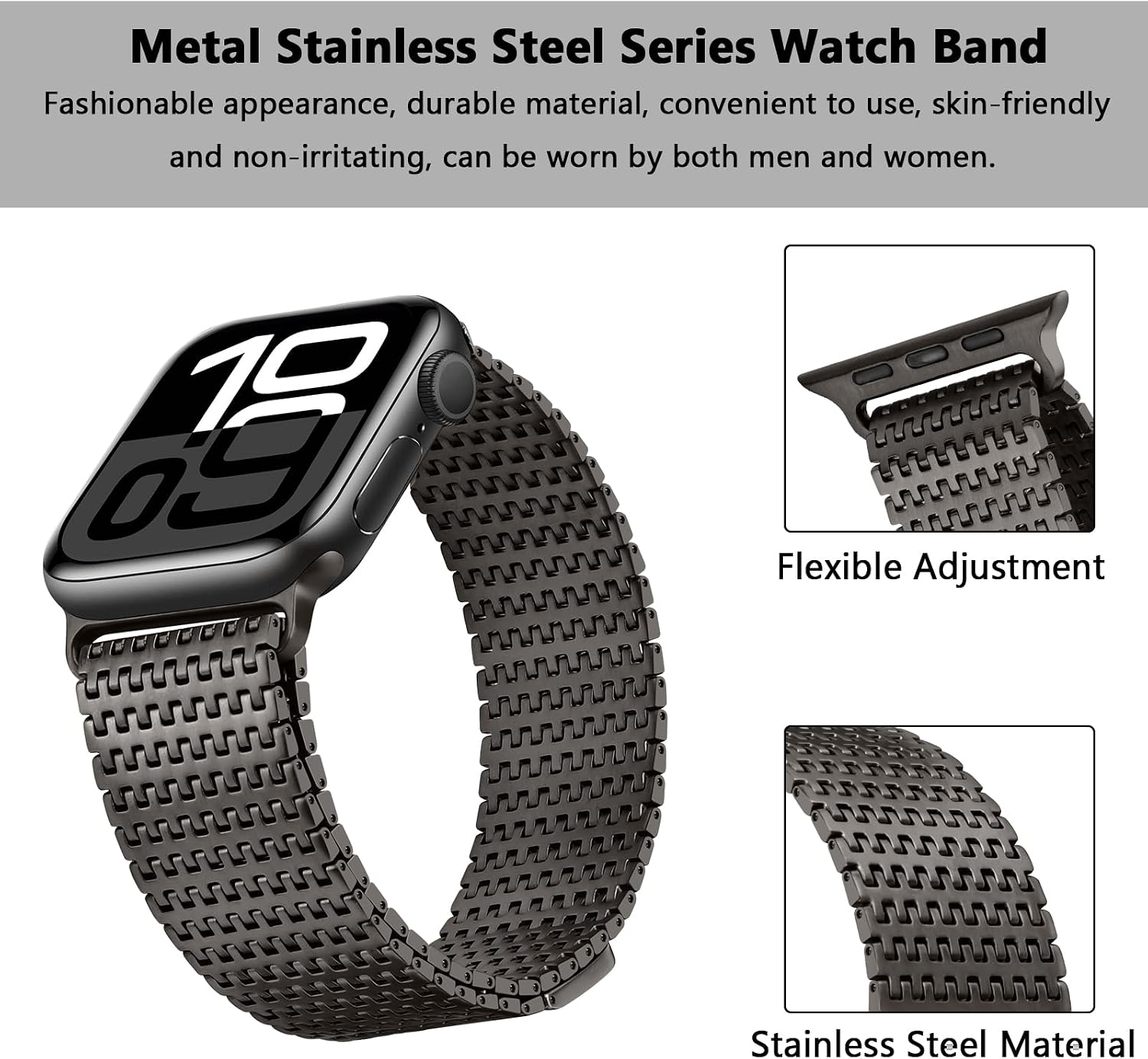 Thumbnail 3 de Anlinser Magnetic Stainless Steel Band 42mm