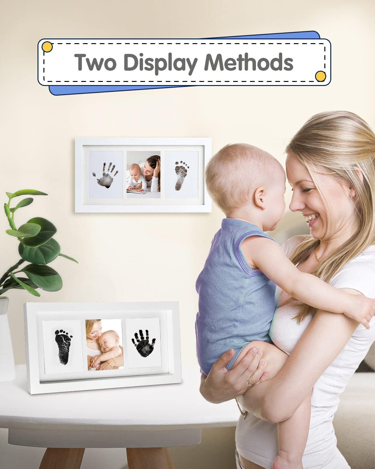 Detalle 2 de MOXTOYU Baby Hand and Footprint Kit – 6 Imprint Cards