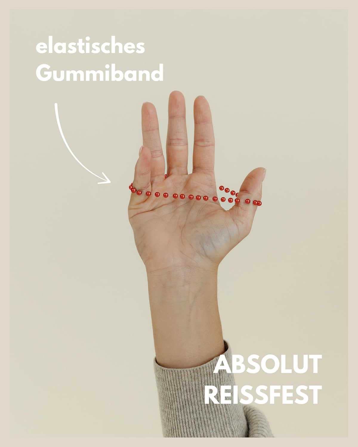 Detalle 2 de GD GOOD.designs Perlenarmband Damen – 4mm Naturstein Edelstein Armband mit 925 Silber Perle