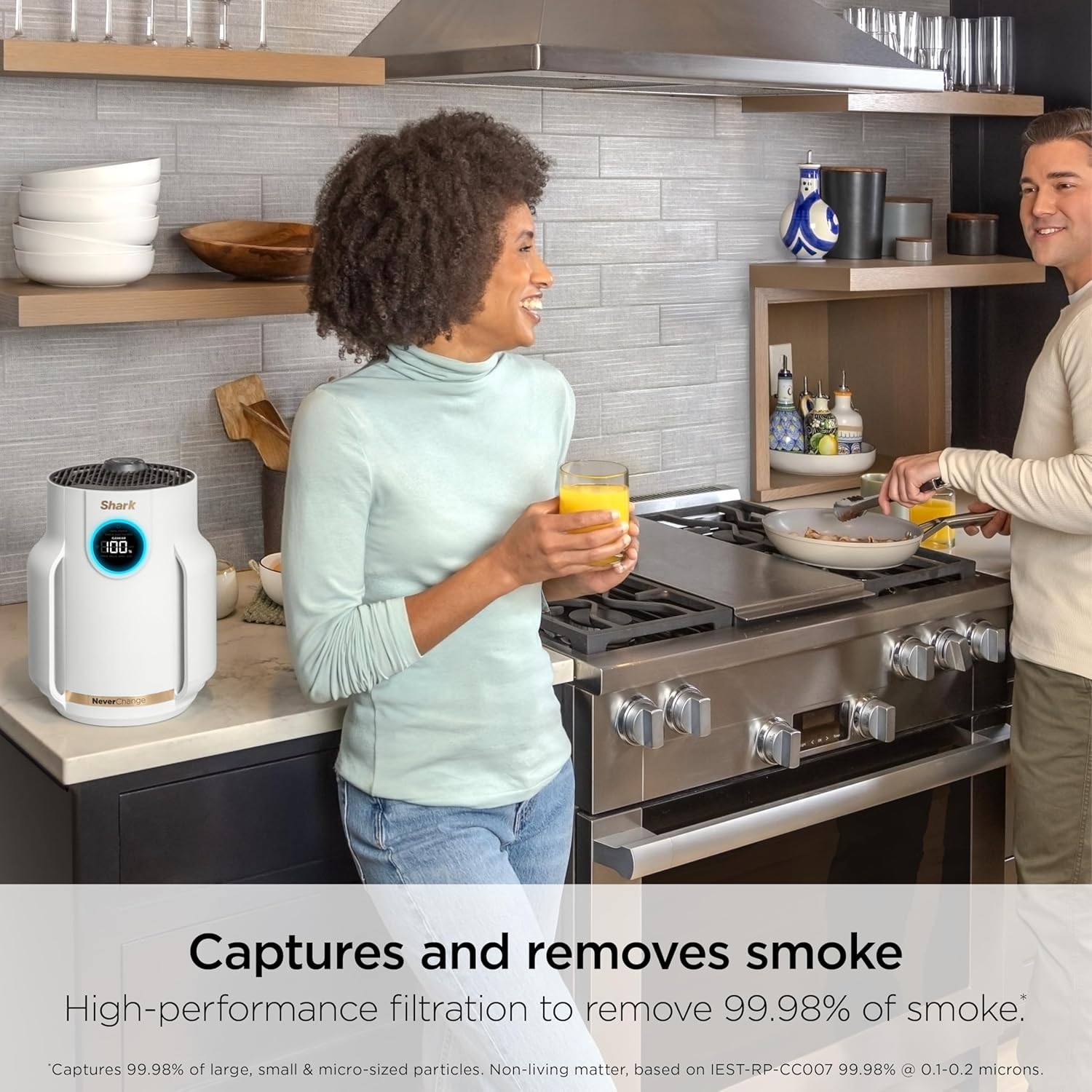 Detalle de Shark NeverChange Compact Pro Air Purifier for Home (HP072WH)