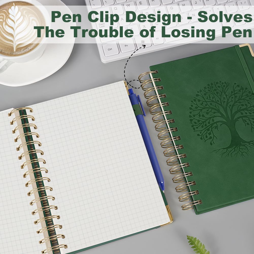 Detalle de AOOSU Spiral Notebook A5 quaderno a griglia