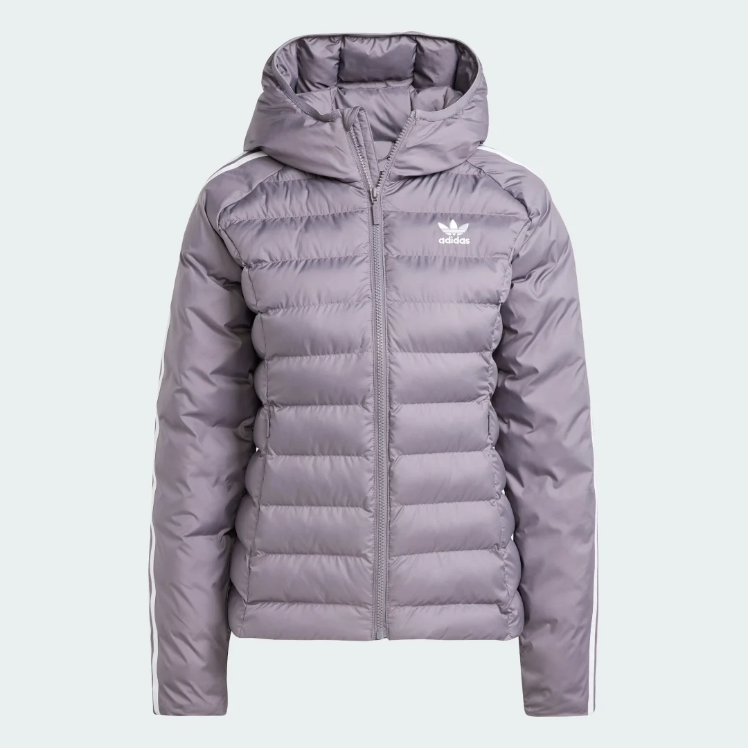 Thumbnail 3 de Chaqueta Adicolor Slim de Adidas: gris urbano para combinar con todo