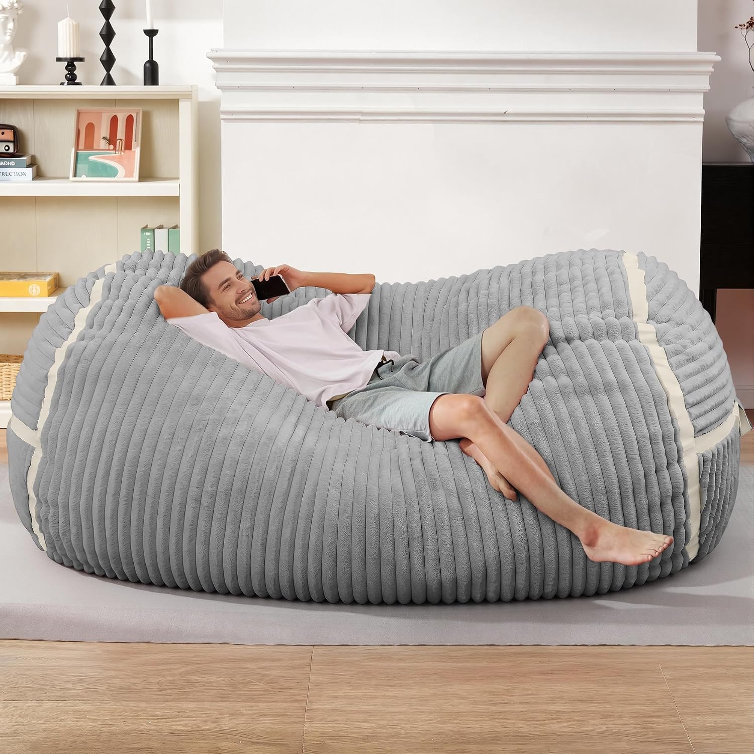Detalle de HABUTWAY Bean Bag Chair 6FT