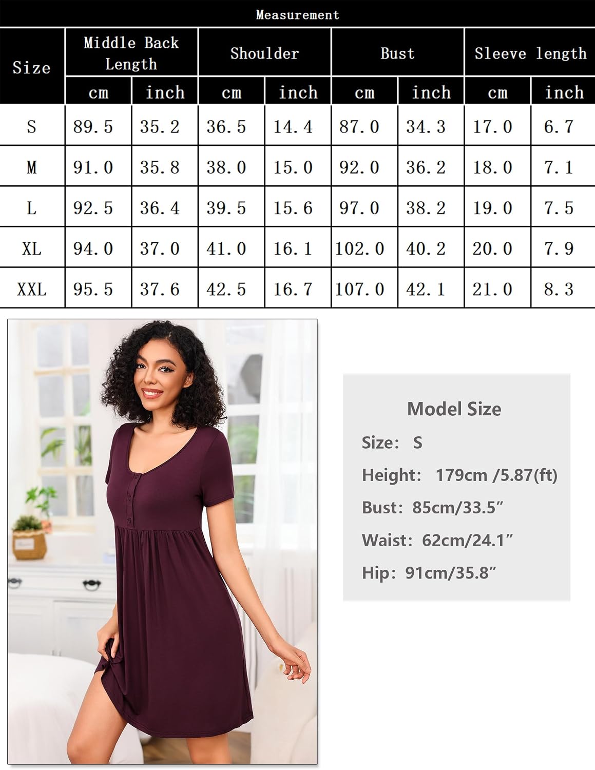 Thumbnail 5 de Bresdk Nightdress cotton maternity