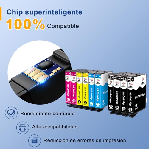 Detalle de Palmtree Sustitutivo para 604XL: Cartuchos de tinta compatibles para Epson XP-2200, XP-3200/3205, XP-4200/4205 y WorkForce WF-Serie