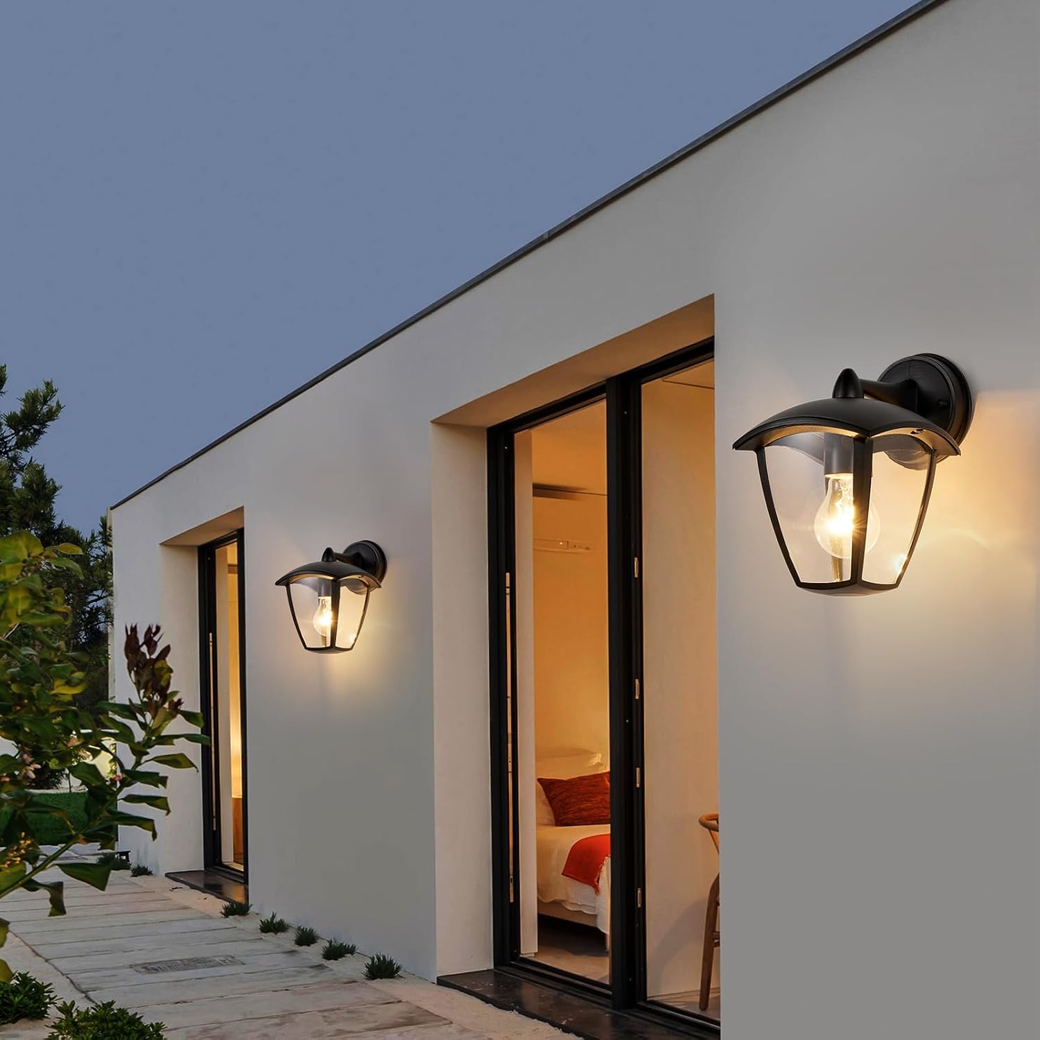 Thumbnail 6 de HARPER LIVING Luci da parete per esterni, E27, alluminio resistente alle intemperie IP54