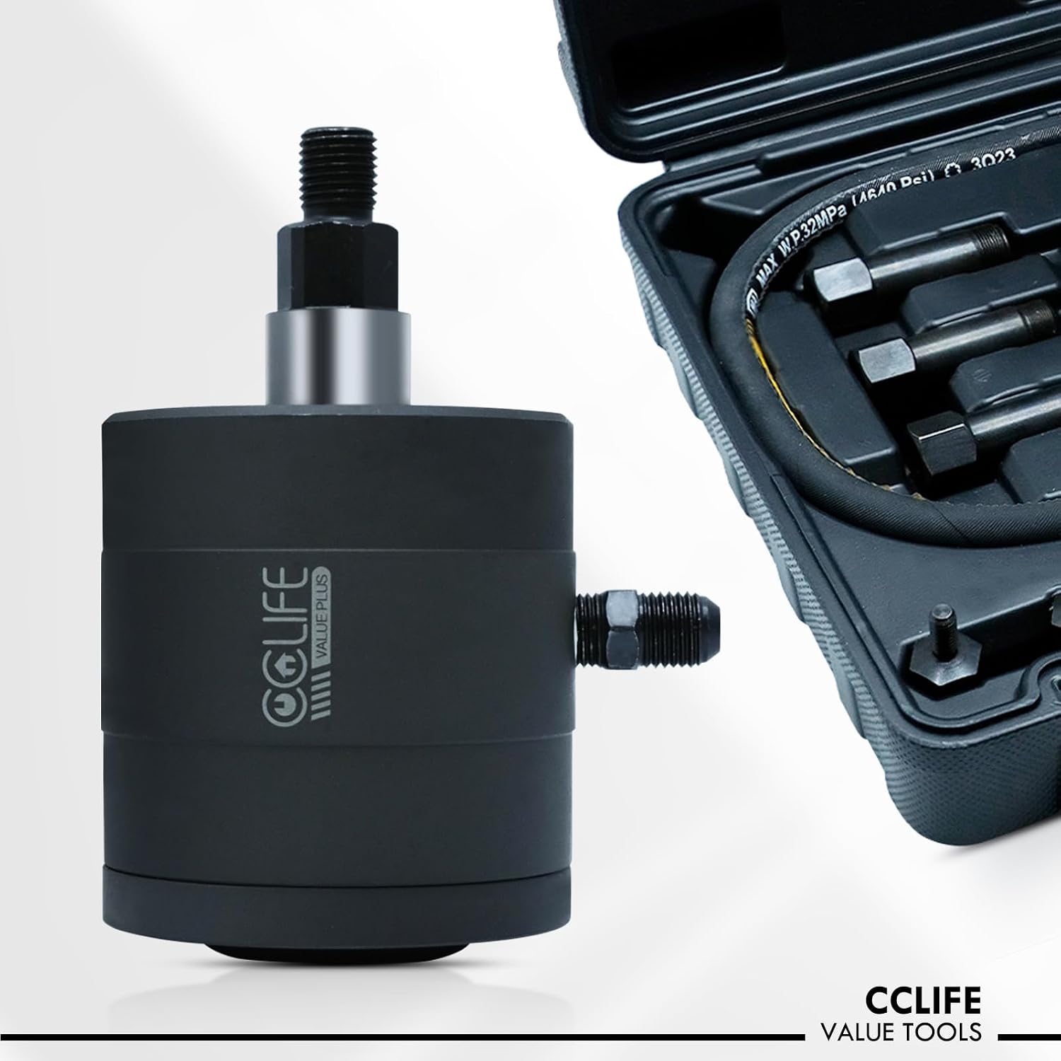 Thumbnail 6 de CCLIFE 24 pezzi estrattore iniettori Diesel Pneumatico con 3 ganci per Estrazione – Set completo