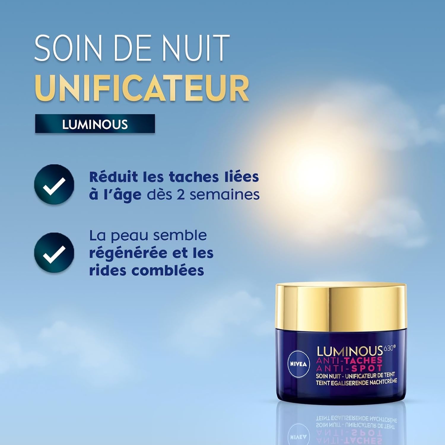 Detalle 2 de NIVEA Luminous 630 soin nuit 50 ml