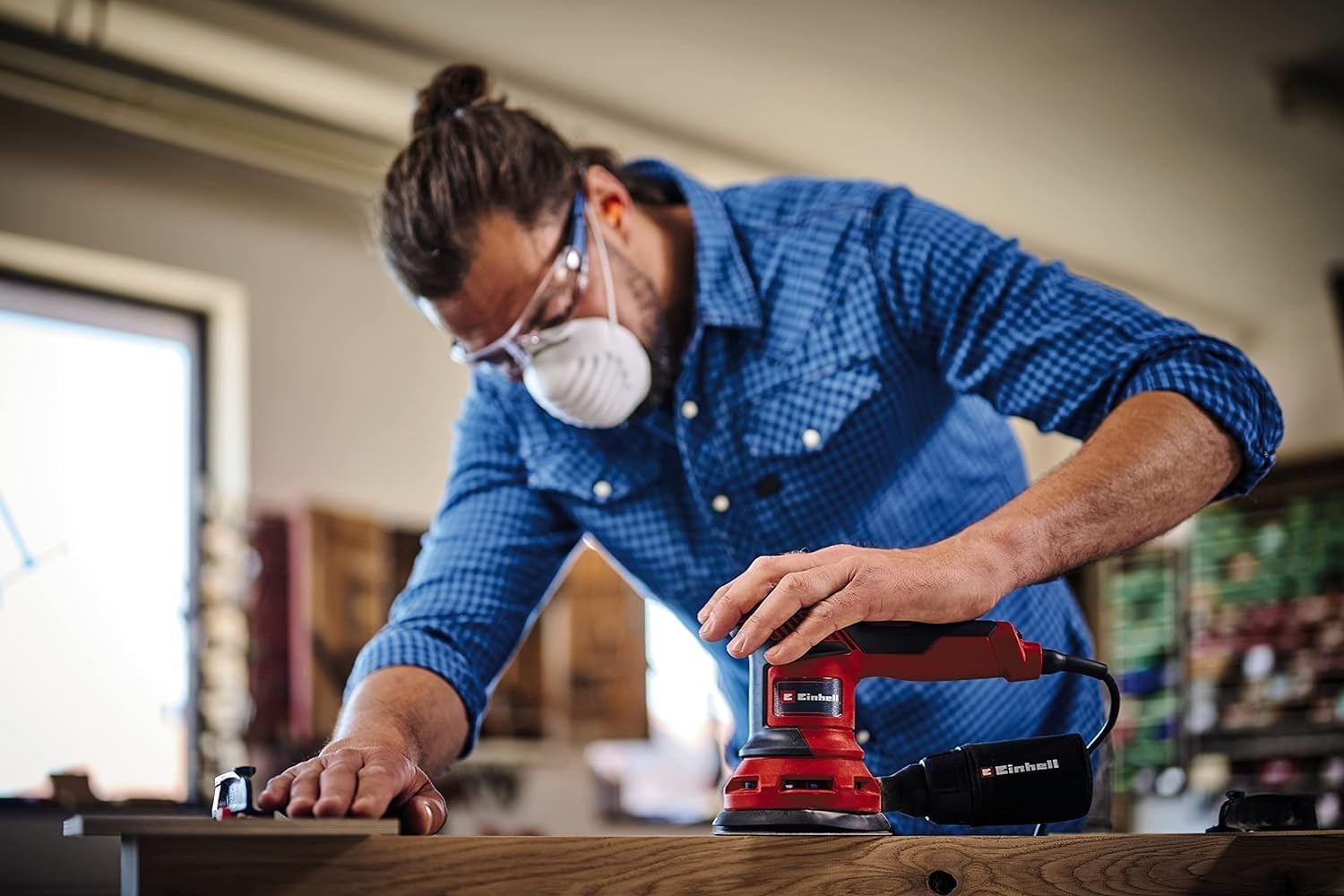 Detalle 2 de Einhell TC‑RS 425 E ponceuse excentrique 425 W
