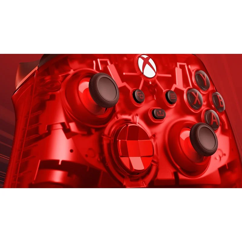 Detalle de Microsoft Xbox Wireless Controller Pulse Cipher Special Edition – Rojo