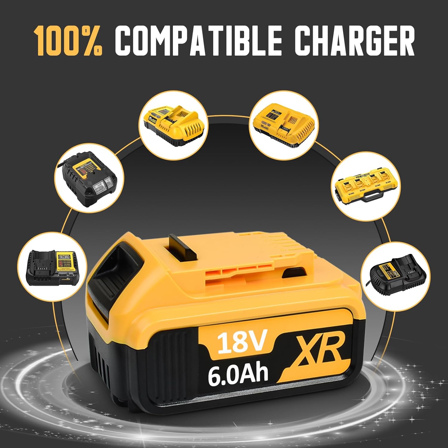 Thumbnail 4 de DeWalt DCB182 18V 6.0Ah replacement battery