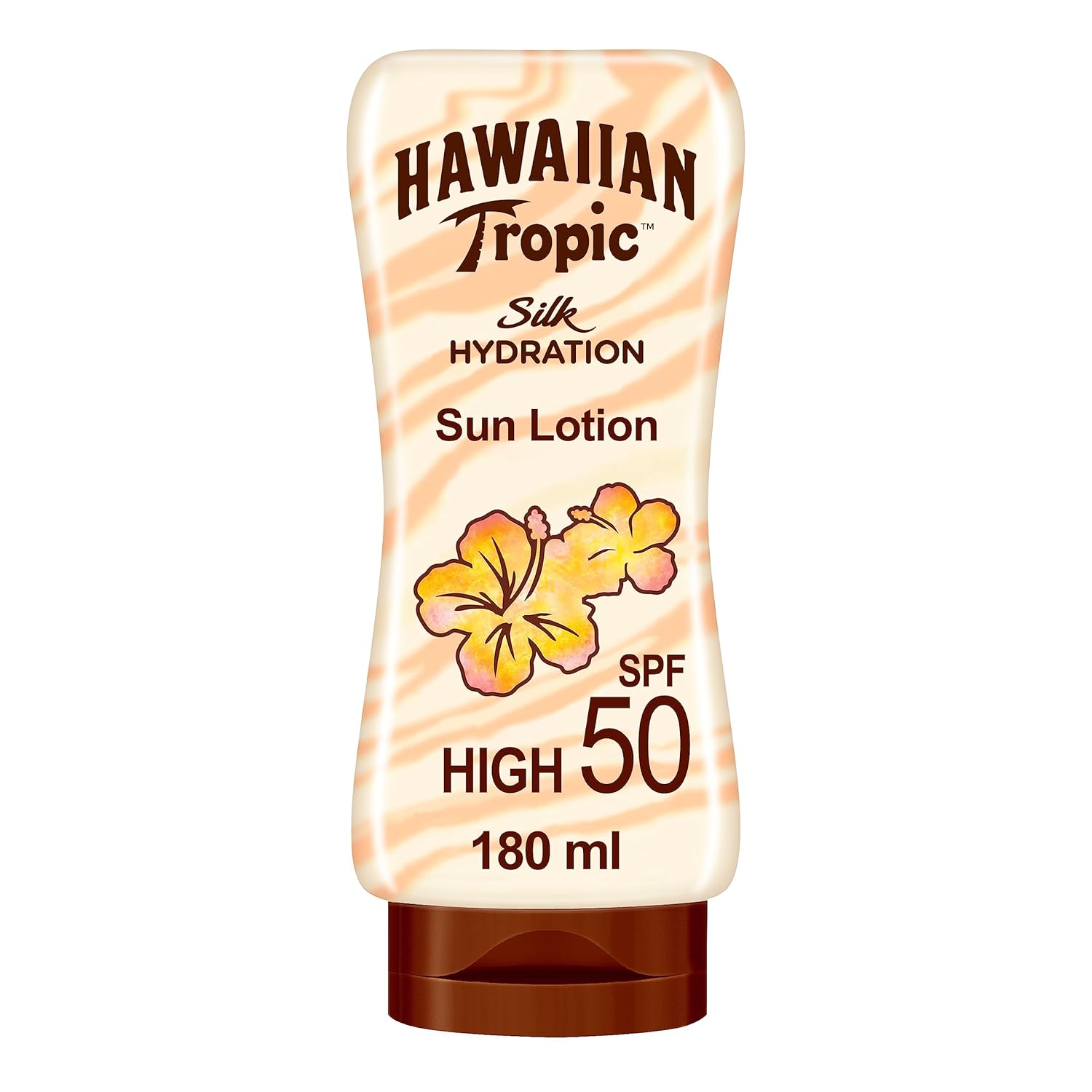 Detalle de Hawaiian Tropic Silk Hydration Sunscreen LSF 50 – Vegan, wasserfest, 180 ml