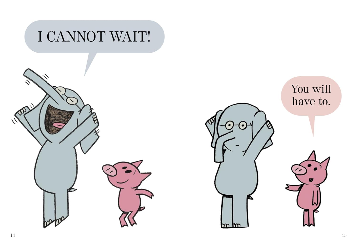 Thumbnail 2 de Waiting Is Not Easy! (An Elephant and Piggie Book) for Ages 6–8