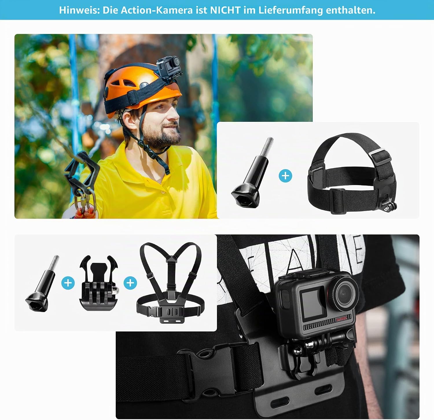 Detalle 2 de AKASO 42 in 1 Action Cam Zubehörset