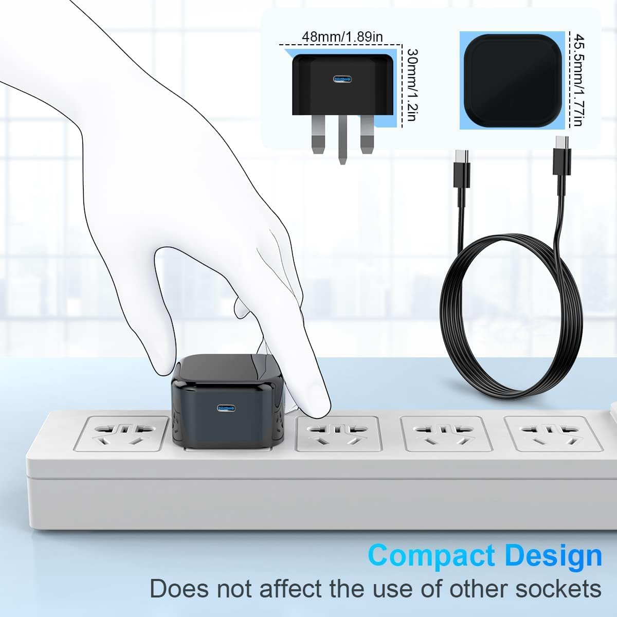 Thumbnail 2 de Samsung 25W Fast Charger 2 Pack USB-C