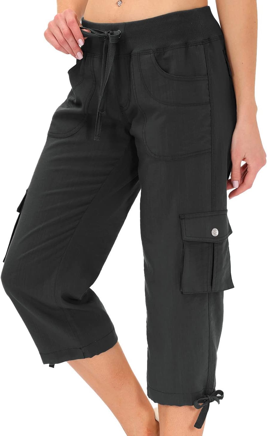 Detalle de MoFiz Womens Capris with Pockets