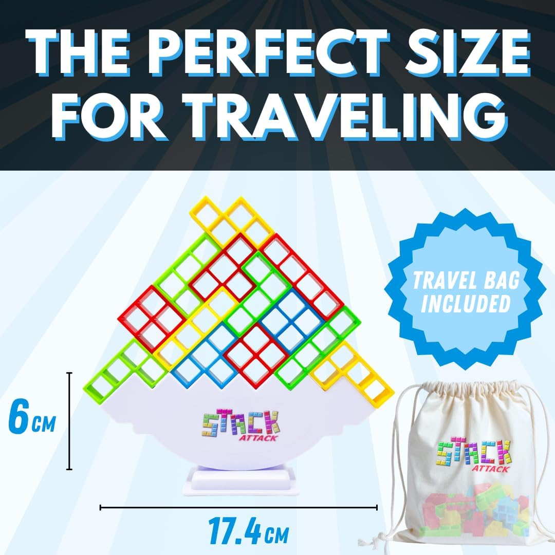 Thumbnail 6 de Stack Attack Tower Game 48 pcs stacking