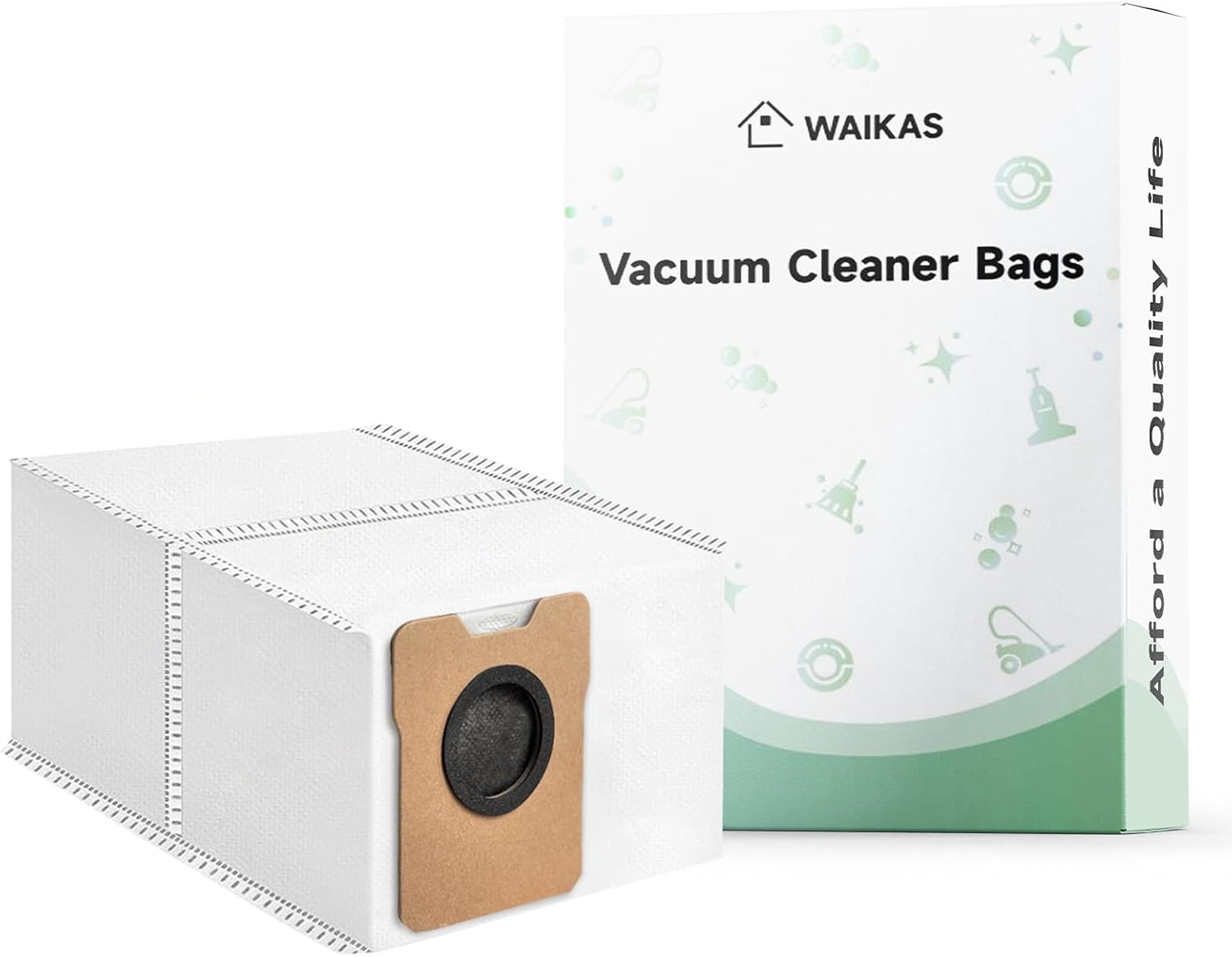Detalle de WAIKAS 20 Pack C20 C10 Vacuum Bags for Eufy Omni C20, C10 robot vacuums